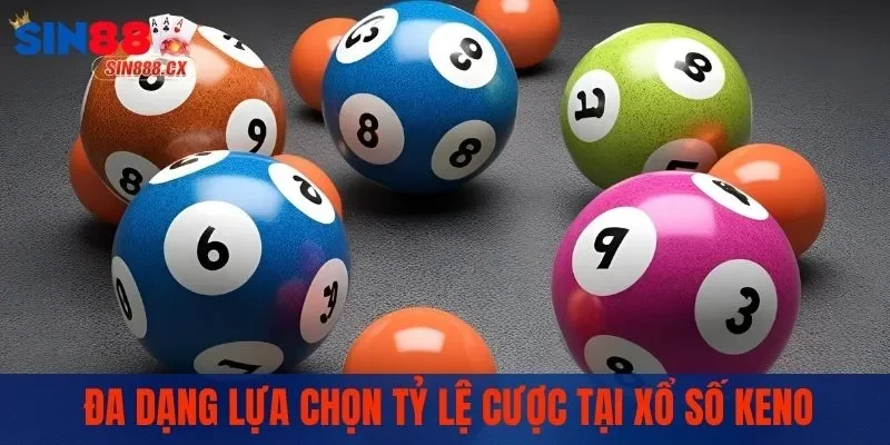 Xổ Số Keno | Thử Vận May Rinh Ngay Phần Thưởng Khủng 3 Đa dạng lựa chọn tỷ lệ cược tại xổ số Keno